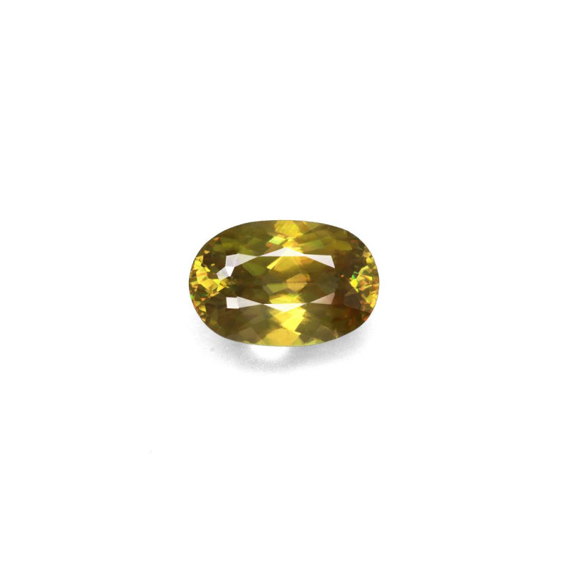 OVAL-cut Sphene Forest Green 2.93 carats