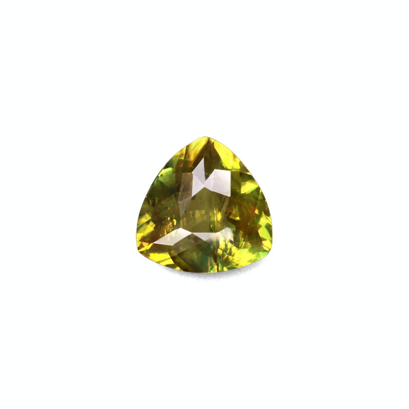 Sphene taille Trilliant Forest Green 5.00 carats