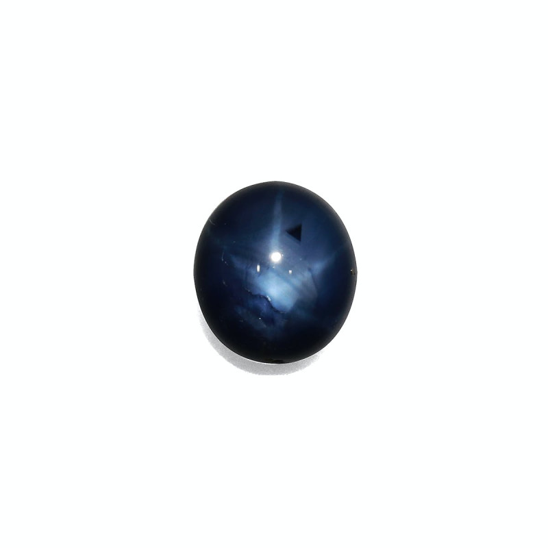 Saphir étoilé bleu taille OVALE Bleu 3.91 carats