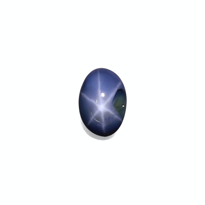 Saphir étoilé bleu taille OVALE Bleu 1.63 carats