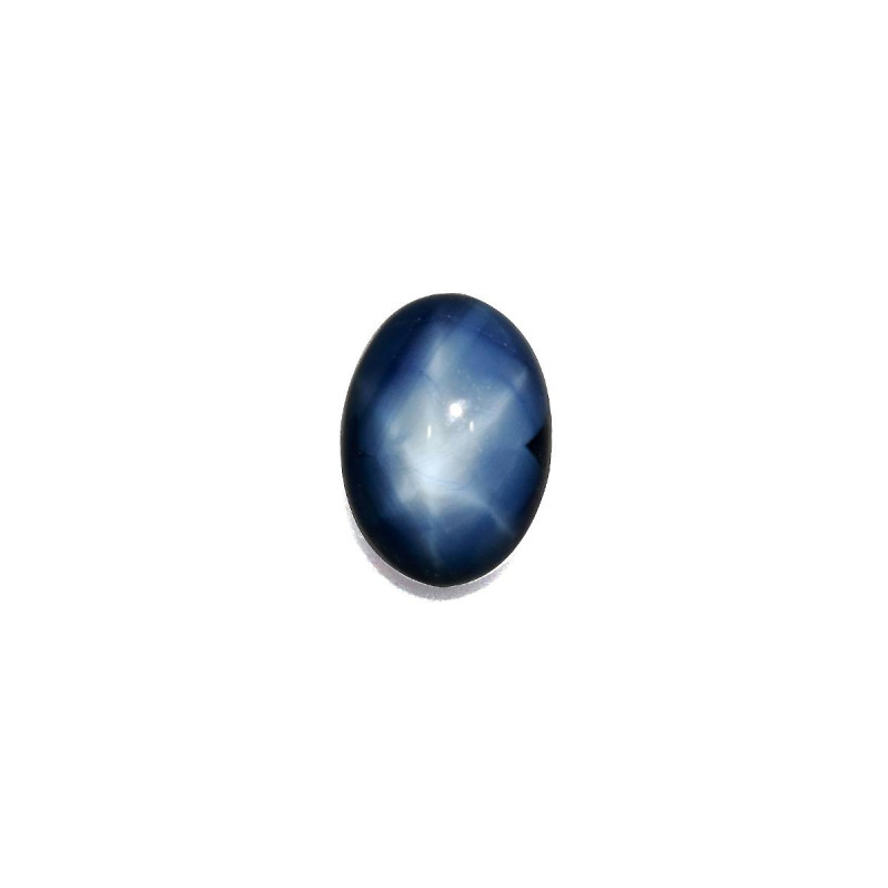Saphir étoilé bleu taille OVALE Bleu 2.84 carats