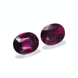 Ovale geslepen umbalite, paars, 12.07 karaat