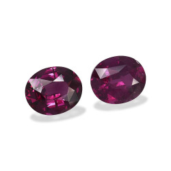 Ovale geslepen umbalite, paars, 7,83 karaat