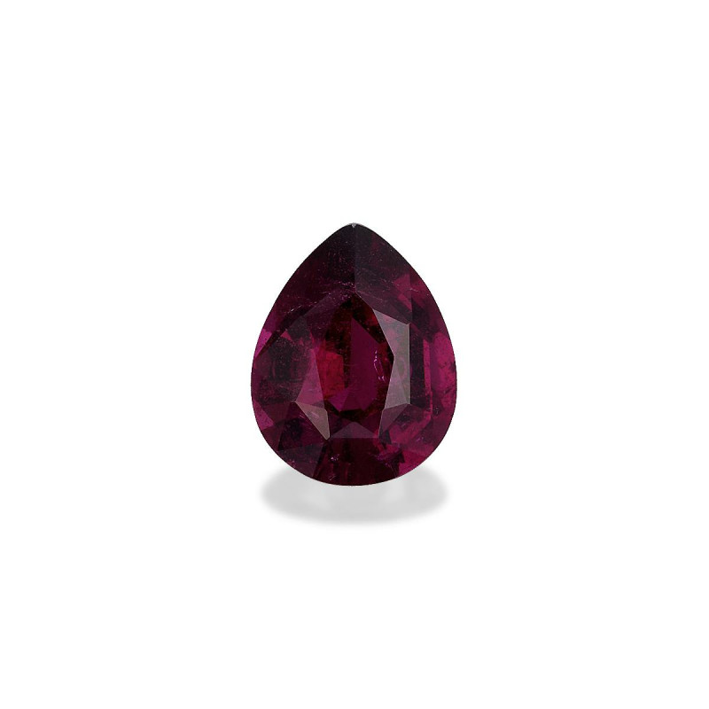 rhodolite taille Poire Rouge 3.48 carats