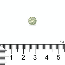 Chrysoberyl lichtgroene RONDE snit 1,84 karaat