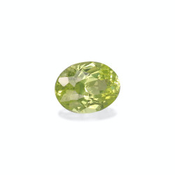 Ovale geslepen Lime Green Chrysoberyl 1,58 karaat
