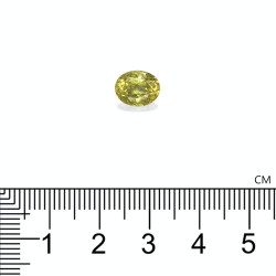 Chrysoberyl OVALE snit Lemon Yellow 3,17 karaat