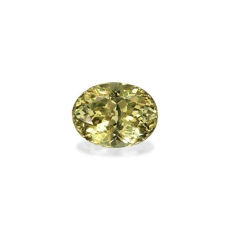 Chrysoberyl OVALE snit Lemon Yellow 4.00 karaat