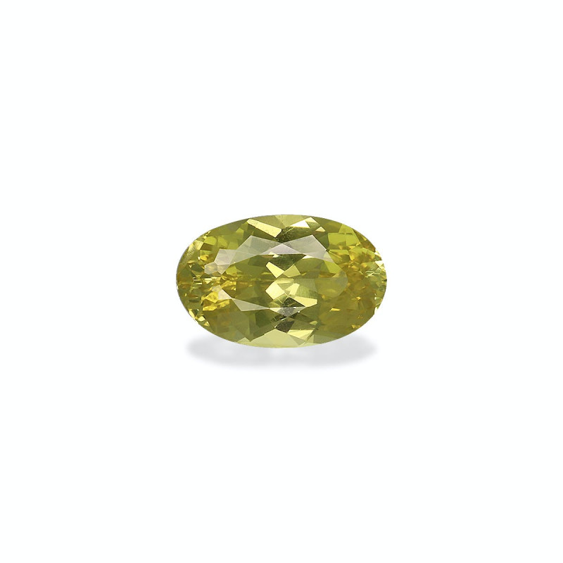 Chrysoberyl taille OVALE Lemon Yellow 1.99 carats