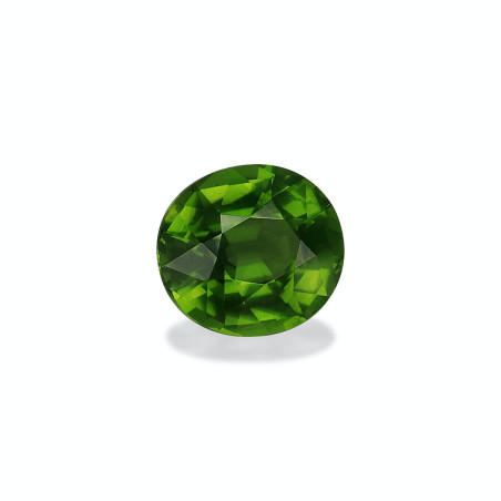 OVAL-cut Chrome Tourmaline Basil Green 1.66 carats