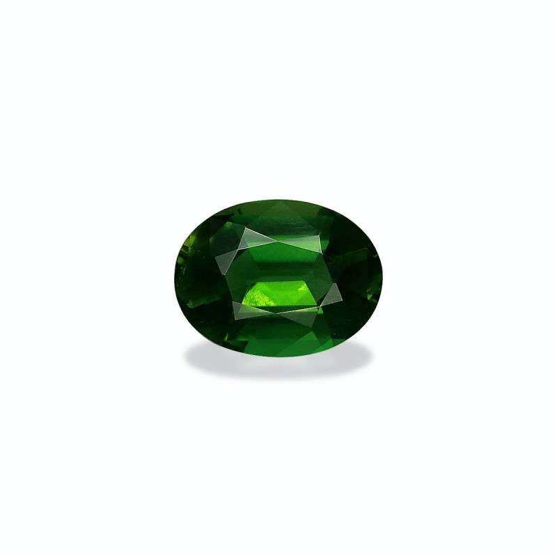 OVAL-cut Chrome Tourmaline Basil Green 1.26 carats