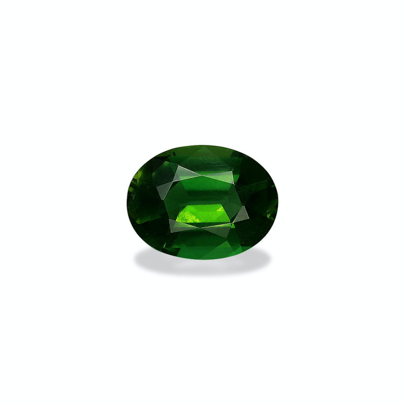 铬电气石 taille 椭圆形 罗勒绿 1.26 carats