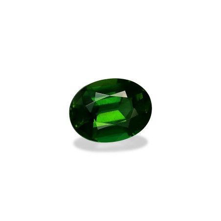Chrom-Turmalin lengte OVAL Basilikumgrün 1.26 karaten