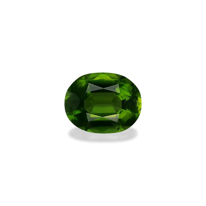 OVAL-cut Chrome Tourmaline Basil Green 1.52 carats
