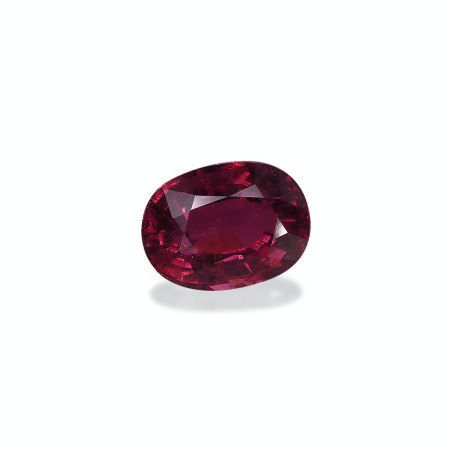 Kupfer-Turmalin lengte OVAL Magenta-Lila 7.24 karaten