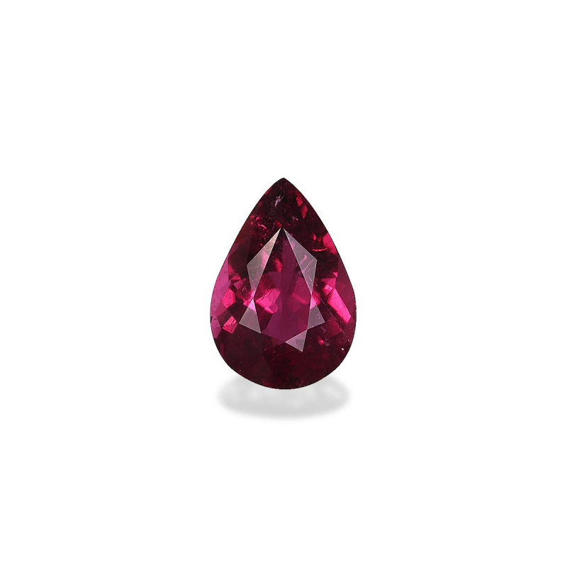 Pear-cut Cuprian Tourmaline Magenta Purple 2.62 carats