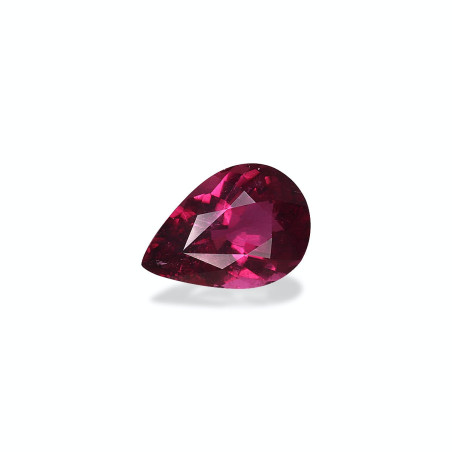 Kupfer-Turmalin lengte Birne Magenta-Lila 2.62 karaten