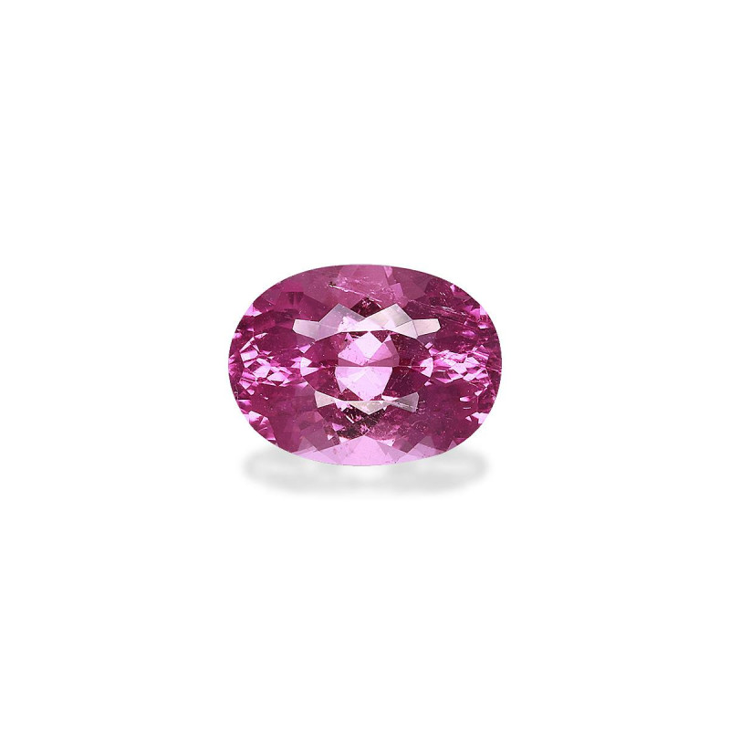 التورمالين النحاسي الحجم بيضاوي Fuscia Pink 3.86 