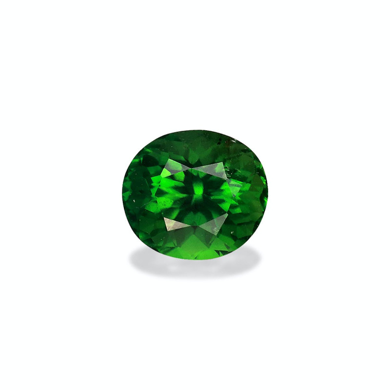 OVAL-cut Chrome Tourmaline Basil Green 0.60 carats