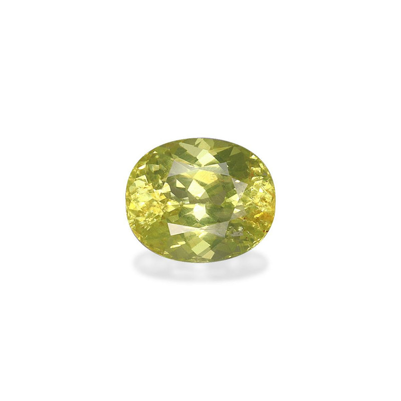 Chrysoberyl taille OVALE Lemon Yellow 2.42 carats