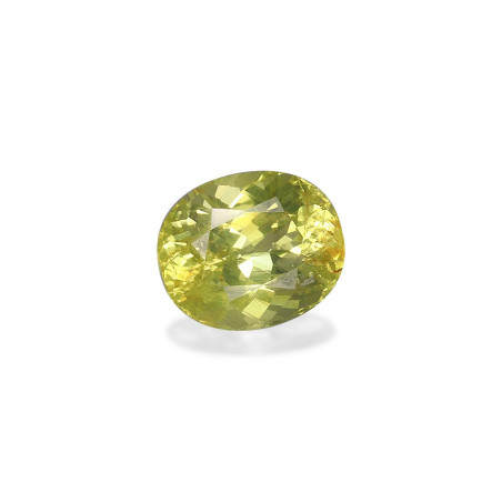 Chrysoberyl taille OVALE Lemon Yellow 2.42 carats