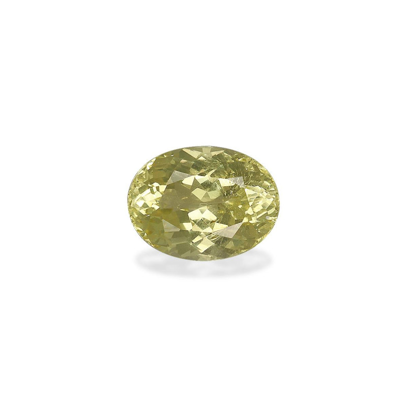 Chrysoberyl taille OVALE Lemon Yellow 2.36 carats