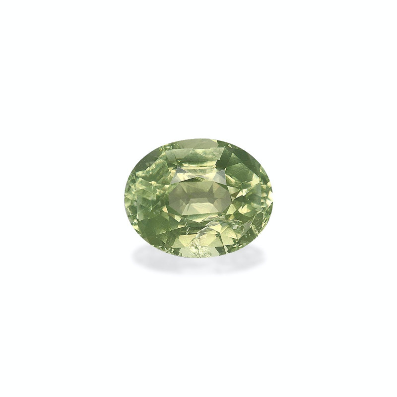 OVAL-cut Green Tourmaline Pale Green 2.94 carats