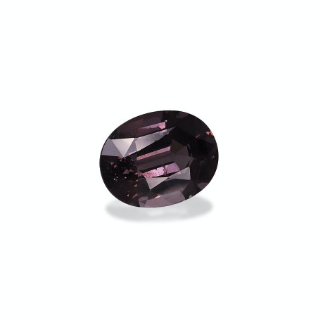 Grauer Spinell lengte OVAL Aschgrau 2.88 karaten