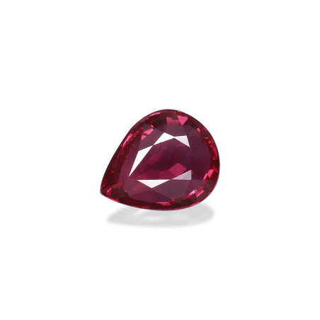 Pear-cut Mozambique Ruby Red 2.00 carats