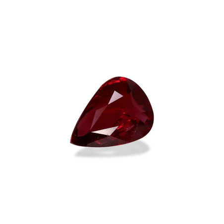 Pear-cut Mozambique Ruby Red 1.51 carats