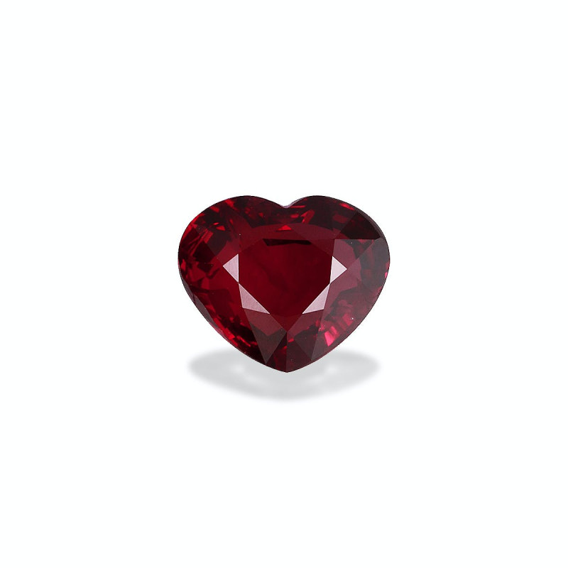 莫桑比克红宝石 taille 心脏 红色 2.04 carats