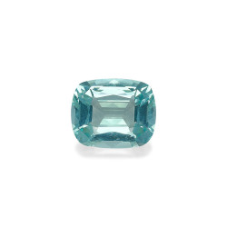 CUSHION-cut Aquamarine Sky...