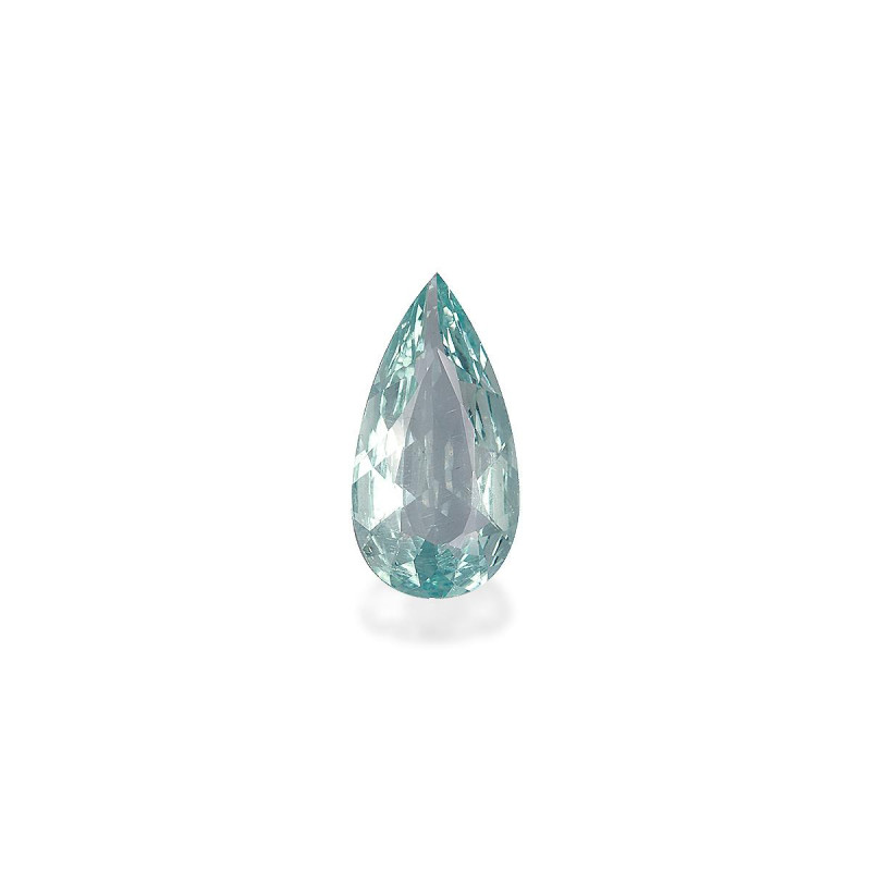 Pear-cut Aquamarine Sky Blue 3.41 carats