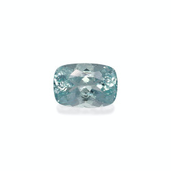 CUSHION-cut Aquamarine Sky...