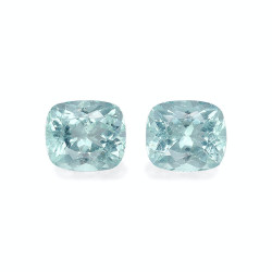 CUSHION-cut Aquamarine Sky...