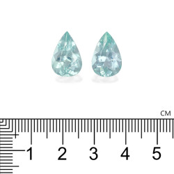 Aquamarijn Peer geslepen Zeegroen 9.72 karaat