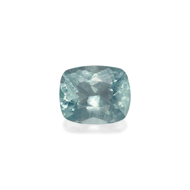 CUSHION-cut Aquamarine Seafoam Green 6.60 carats