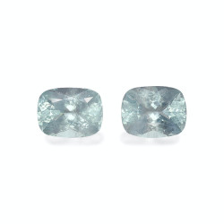 海蓝宝 taille 靠垫 绿色 5.75 carats
