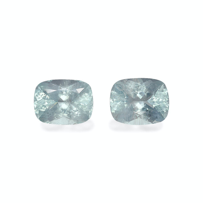 Aguamarina taille COUSSIN VERT 5.75 carats