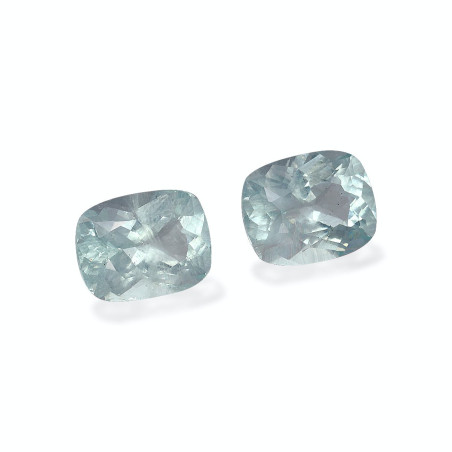 海蓝宝 taille 靠垫 绿色 5.75 carats