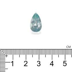 Peervormige Aigue-Marine Seafoam Groen 4.84 karaat