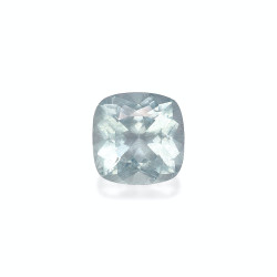 CUSHION-cut Aquamarine Sky...