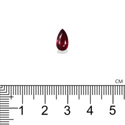 Rubis du Mozambique taille Poire Rouge 2.04 carats