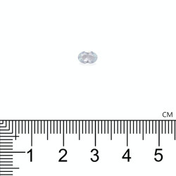 Ovale Paraiba Toermalijn Lichtblauw 0.37 karaat