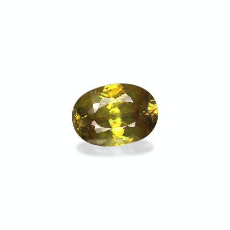 钛鈦矿 taille 椭圆形 黄色 5.42 carats