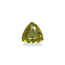 Trilliant-cut Sphene Green...