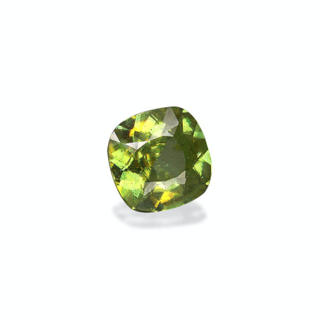 钛鈦矿 taille 靠垫 绿色 3.73 carats