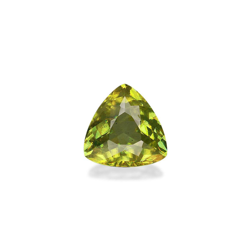 Trilliant-cut Sphene Lime Green 2.30 carats