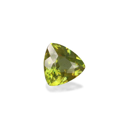 钛鈦矿 taille Trilliant 青柠绿 2.30 carats