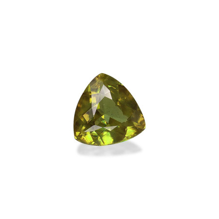 钛鈦矿 taille Trilliant 青柠绿 3.61 carats